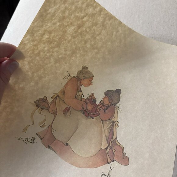 Signed and Numbered Print by Joan Brown, Native American Cherokee Artist 8.5x11” - Picture 5 of 7